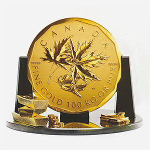 The million dollar Canadian gold coin