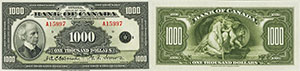 Bank of Canada 1,000 dollars 1935