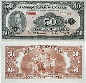 50 dollars 1935 - Canada