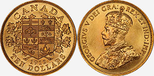 10 dollars 1912 - Canada