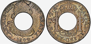Dollar troué 1813 - Canada