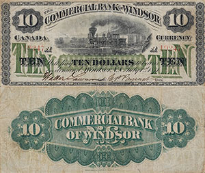 10 dollars 1871 - Canada