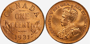 1 cent 1931 - Canada