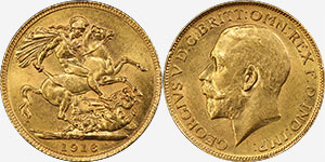 Gold Sovereign 1916 - Canada
