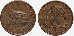 1 penny 1839 - Banque du Peuple