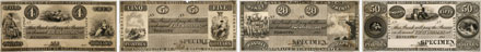 Bank of British North America banknotes of 1849