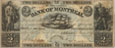 Bank of Montreal banknotes of 1837
