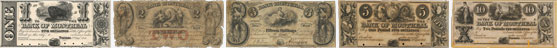 Bank of Montreal banknotes of 1844