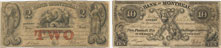 Bank of Montreal banknotes of 1846