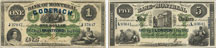 Bank of Montreal banknotes of 1862