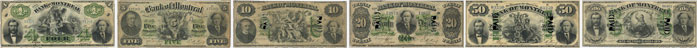 Bank of Montreal banknotes of 1871