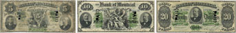 Bank of Montreal banknotes of 1882