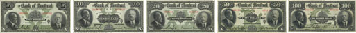 Bank of Montreal banknotes of 1923