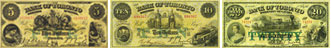 Billets de la Bank of Toronto de 1917