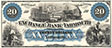 Exchange Bank of Yarmouth banknotes of 1869