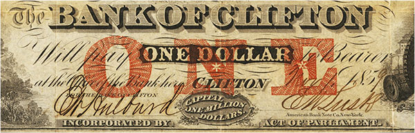 Bank of Clifton - 2 signature