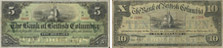 Bank of British Columbia banknotes of 1894