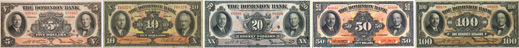 Dominion Bank banknotes of 1931