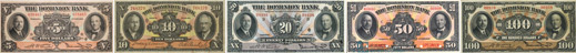 Billets de la Dominion Bank de 1931