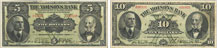 Billets de la Molsons' Bank de 1908
