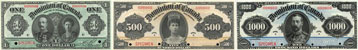 Dominion of Canada 1911 banknotes