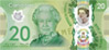 Canadian 20 dollars banknotes of 2015