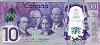 Canadian 10 dollars banknotes of 2017