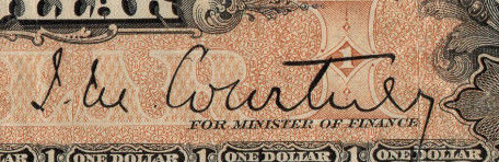 1 dollar 1898 - Dominion of Canada - Courtney