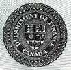 1 dollar 1923 - Black seal - Dominion of Canada