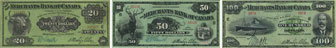 Billets de la Merchants Bank of Canada de 1907