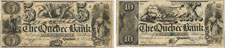 Quebec Bank banknotes of 1853