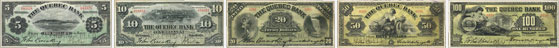 Quebec Bank banknotes of 1898