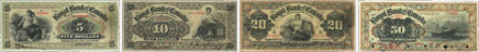 Royal Bank of Canada banknotes of 1901