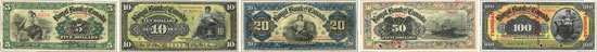 Royal Bank of Canada banknotes of 1909