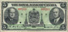 Billet de la banque de la Royal Bank of Canada de 1943