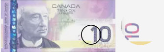 Security feature - Chiffre en transvision