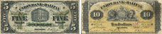Billets de la Union Bank of Halifax de 1900