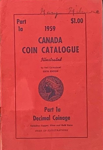 Canada Coin Catalogue 1959 Decimal Coinage