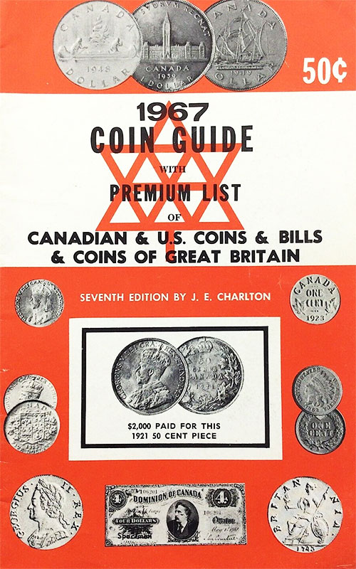 Coin Guide 1967 with Premium List of Canadian & U.S. Coins & Bills & Coins of Great Britain