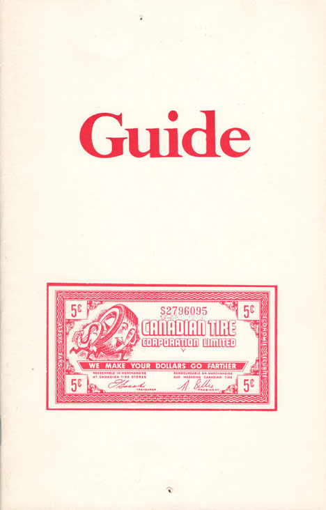 Canadian Tire Guide Bilodeau 1st Edition