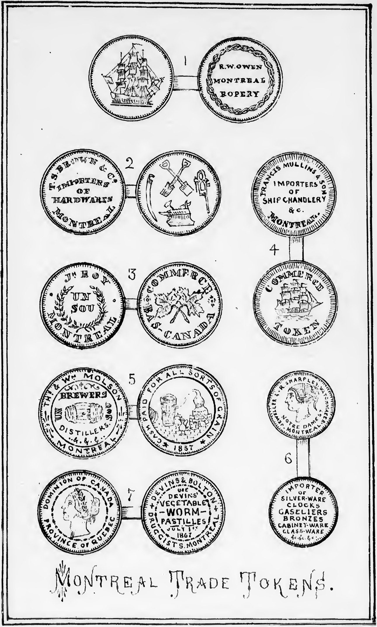 Montreal Trade Tokens