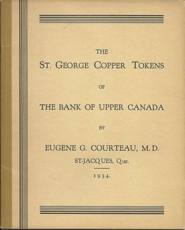 The St. George Copper Tokens of The Bank of Upper Canada