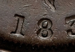 Counterfeit - Penny 1832