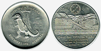 Drumheller - Dinosaur Dollar - 1975