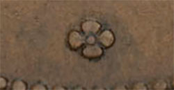 George Davies - 1/2 penny 1857 - Large clover