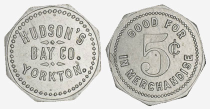 Hudson's Bay Company - Yorkton - 5 cents