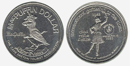 MacPuffin Dollar 1978 - Cape Breton Association