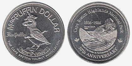 MacPuffin Dollar 1986 - Cape Breton Association