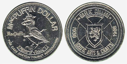 MacPuffin Dollar 1988 - Cape Breton Association