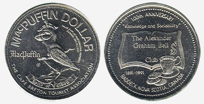 MacPuffin Dollar 1991 - Cape Breton Association